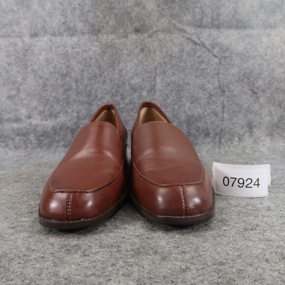 Seychelles Shoes Womens 7 Loafer Pump Classic Fashion Career Leather Brown Joana - Picture 3 of 14